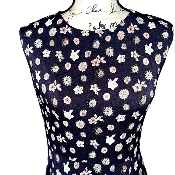 LOFT floral knit midi dress small - Picture 3 of 6